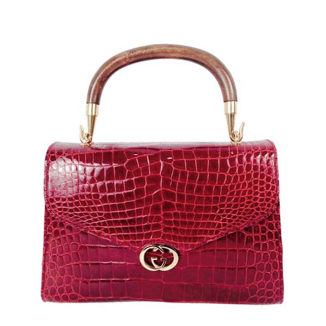 coccodrillo gucci vintage|gucci crocodile handbags.